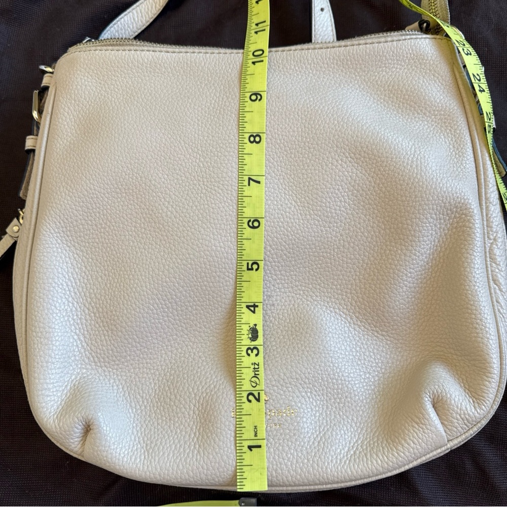 Kate Spade Cobble Hill small Ella leather Satchel/Crossbody Porcelain - Picture 8 of 16